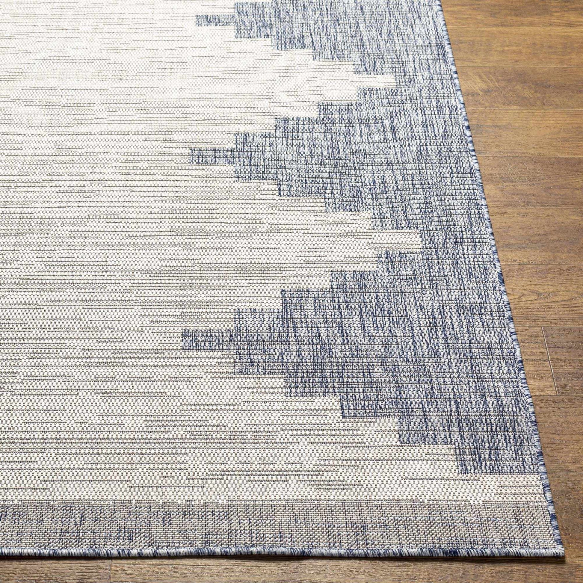Djugun Blue Outdoor Rug - Quahog Bay Bedding