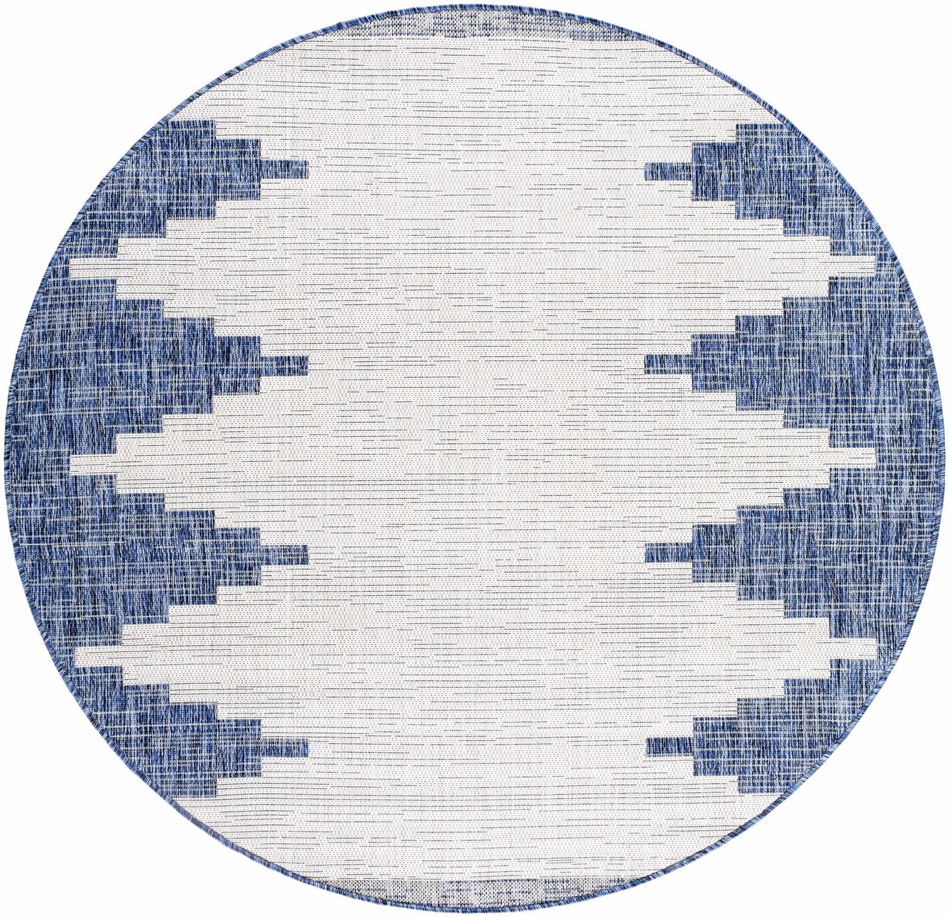 Djugun Navy Blue Performance Rug - Promo - Quahog Bay Bedding