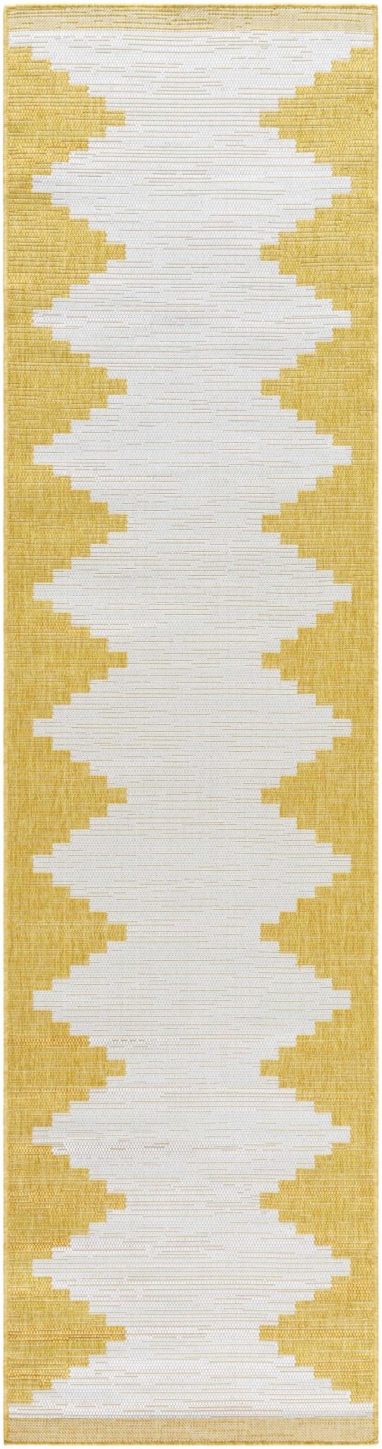 Djugun Yellow Outdoor Rug - Quahog Bay Bedding