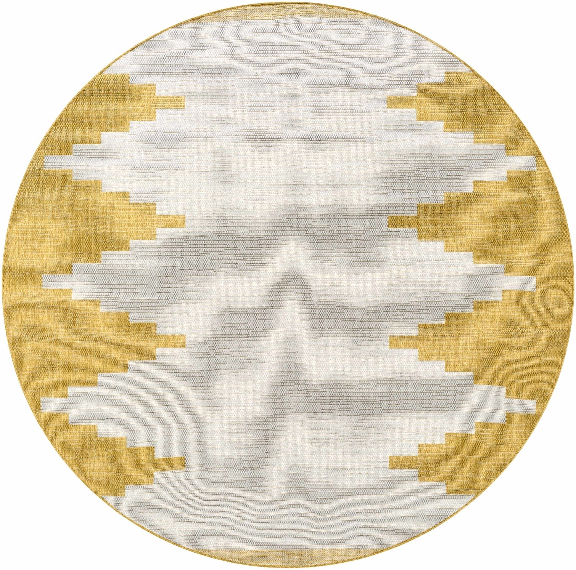 Djugun Yellow Outdoor Rug - Quahog Bay Bedding