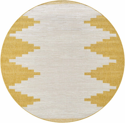 Djugun Yellow Outdoor Rug - Quahog Bay Bedding
