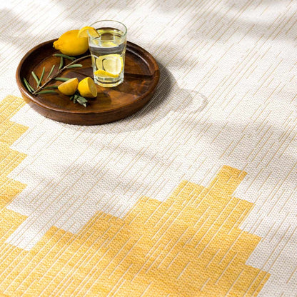 Djugun Yellow Outdoor Rug - Quahog Bay Bedding