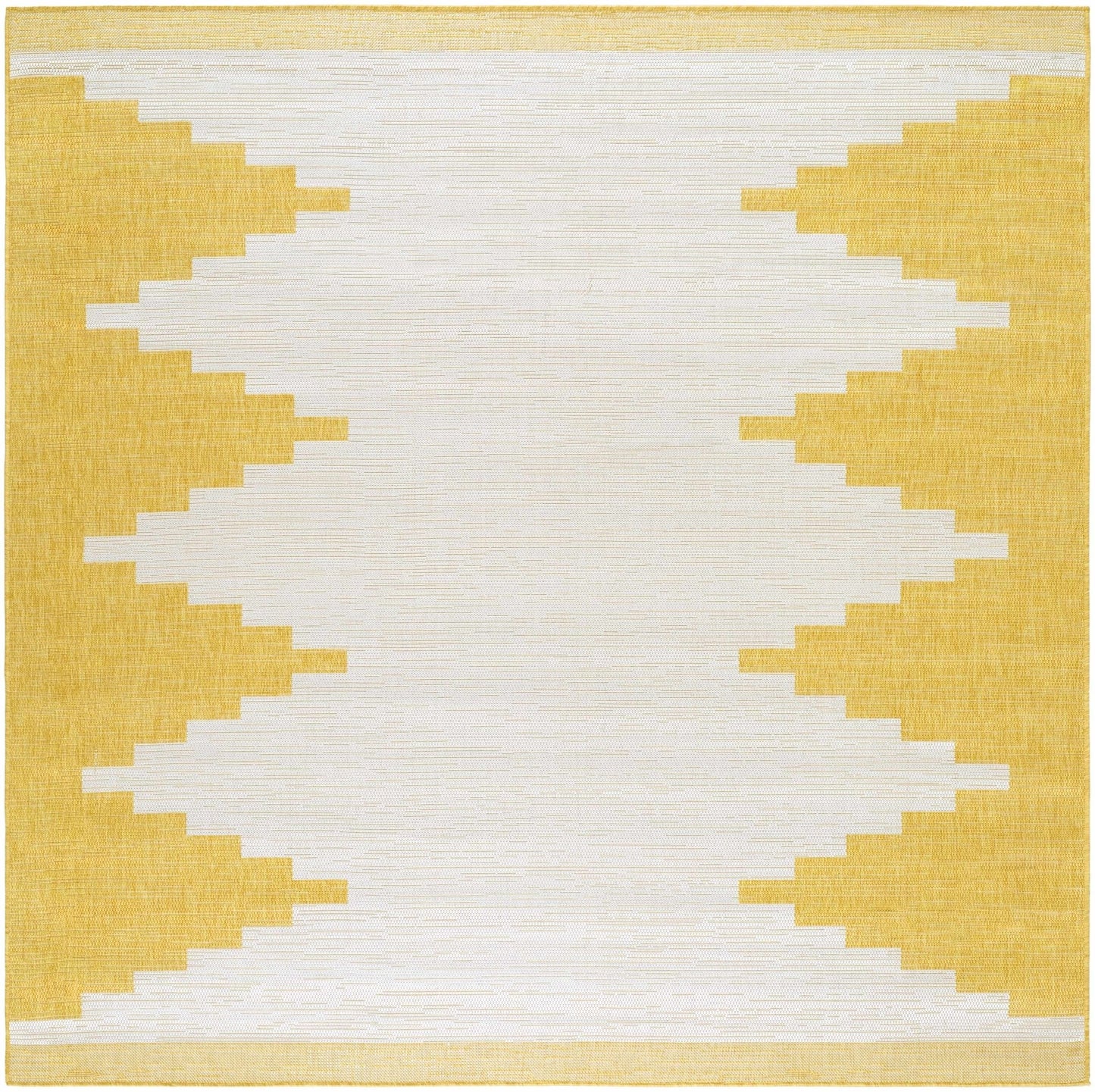 Djugun Yellow Outdoor Rug - Quahog Bay Bedding
