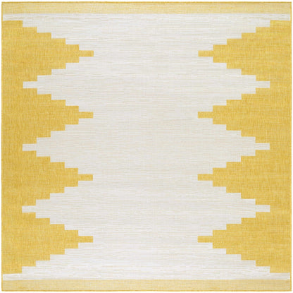Djugun Yellow Outdoor Rug - Quahog Bay Bedding