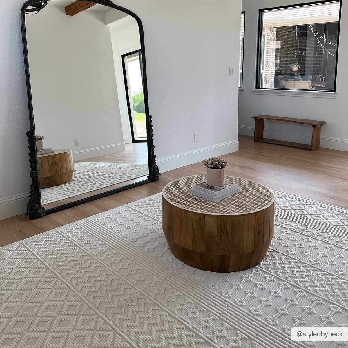 Drago White Washable Area Rug - Quahog Bay Bedding