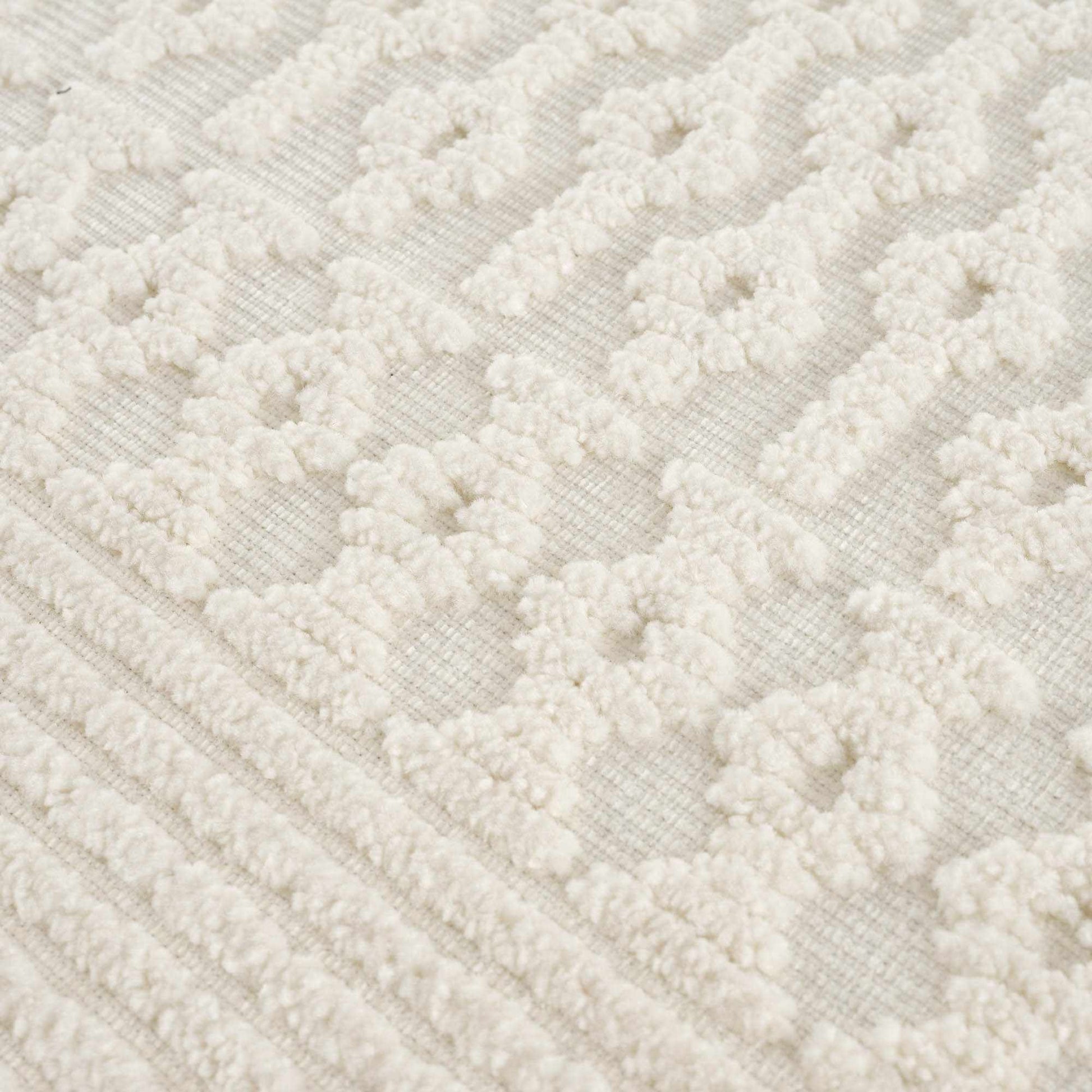 Drago White Washable Area Rug - Quahog Bay Bedding