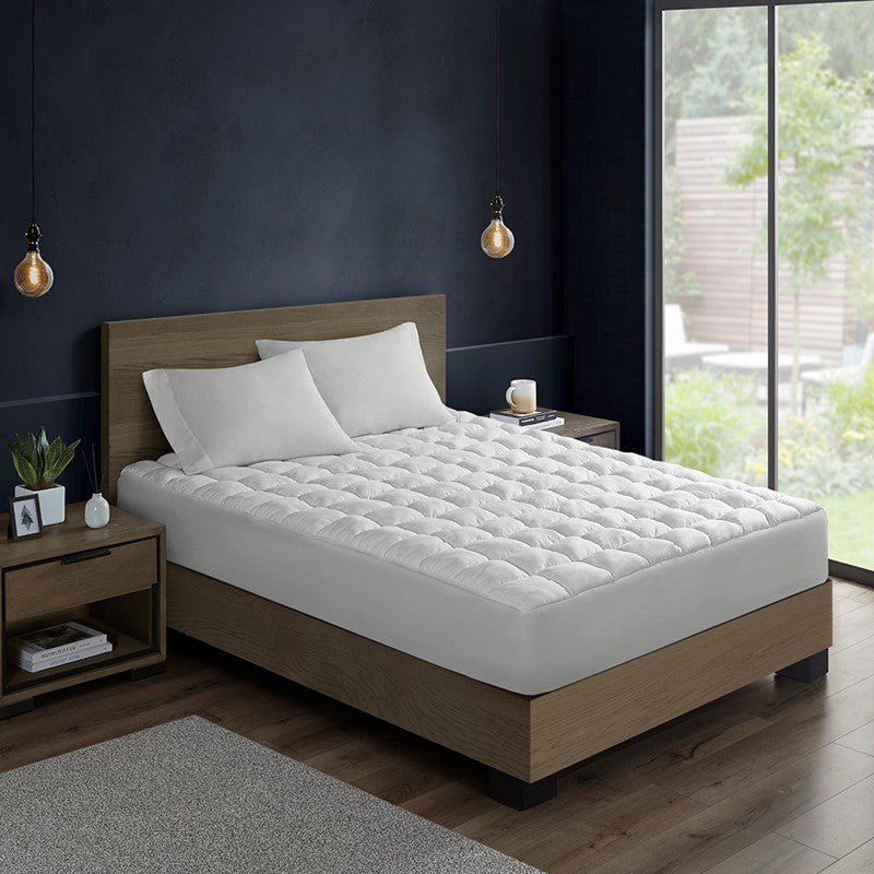 Dream Puff Overfilled Down Alternative Mattress Pad - Quahog Bay Bedding