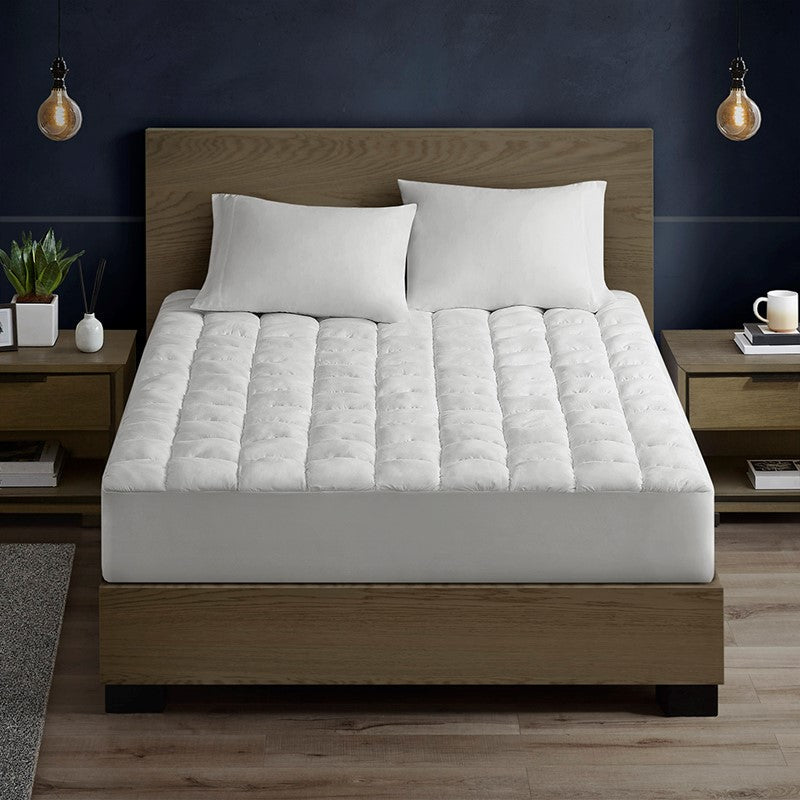 Dream Puff Overfilled Down Alternative Mattress Pad - Quahog Bay Bedding