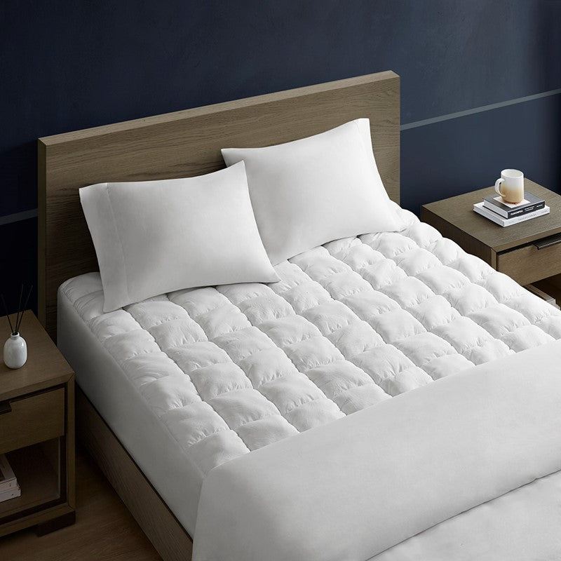 Dream Puff Overfilled Down Alternative Mattress Pad - Quahog Bay Bedding