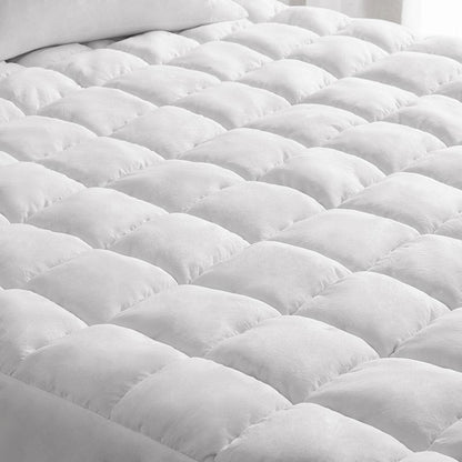 Dream Puff Overfilled Down Alternative Mattress Pad - Quahog Bay Bedding