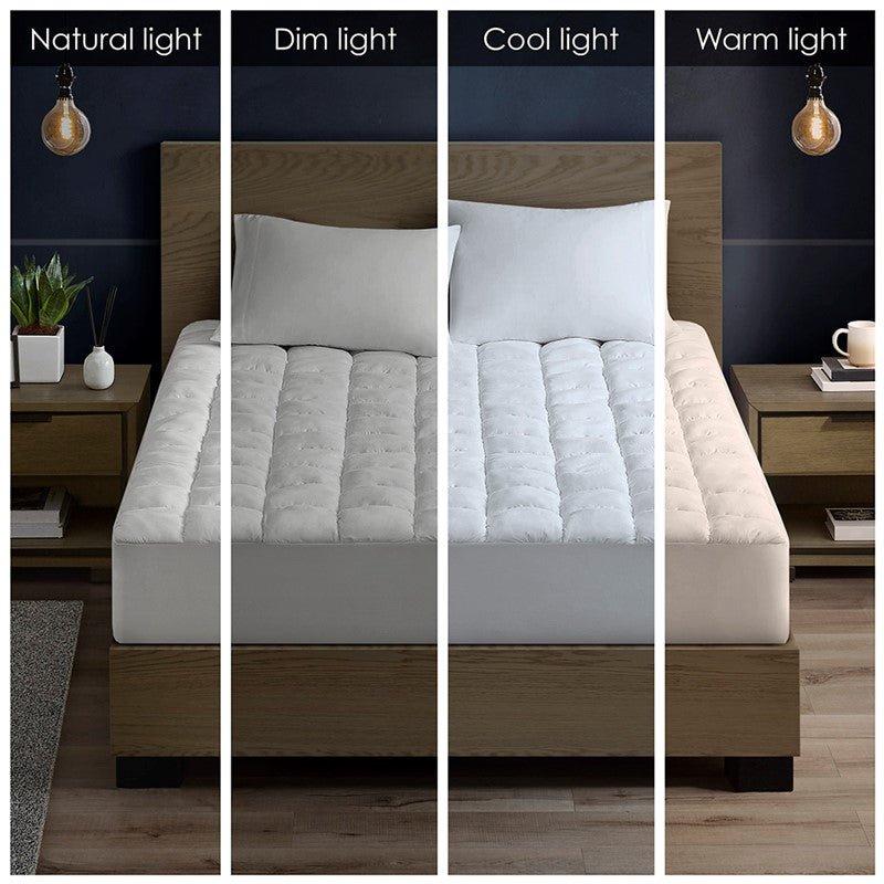 Dream Puff Overfilled Down Alternative Mattress Pad - Quahog Bay Bedding
