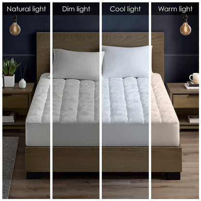 Dream Puff Overfilled Down Alternative Mattress Pad - Quahog Bay Bedding