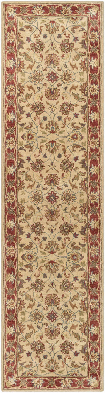 Cherryfield Hand Tufted Brown & Rust 1001 Wool Rug