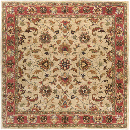 Cherryfield Hand Tufted Brown & Rust 1001 Wool Rug