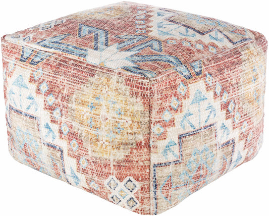 Dulwich Handwoven Neutral Pouf - Quahog Bay Bedding