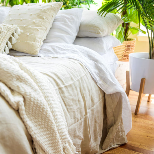 Luxurious Linen Duvet Cover - European Linen