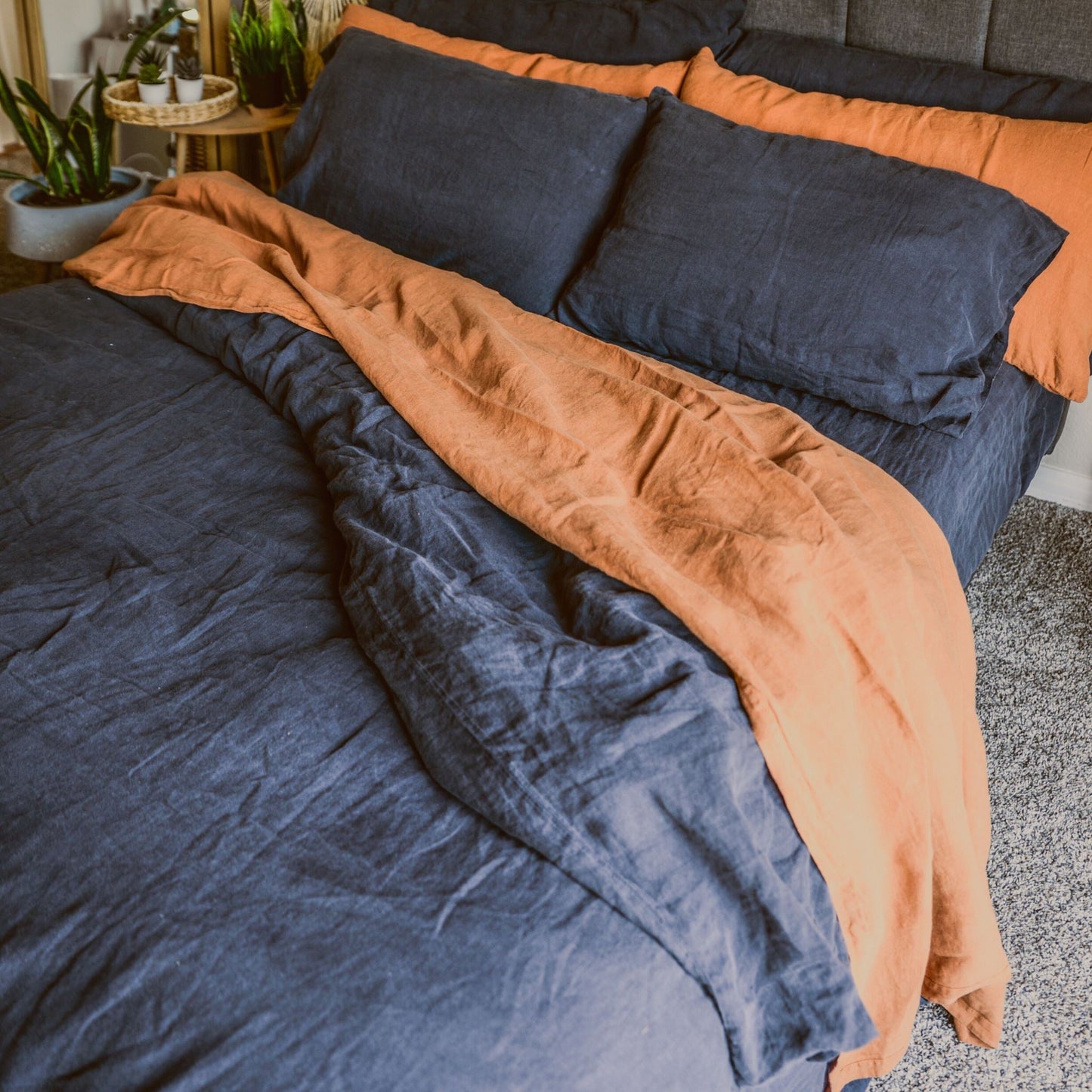 Luxurious Linen Duvet Cover - European Linen