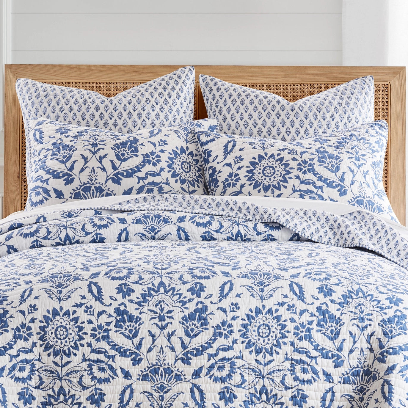 Clara Blue Euro Sham Set of 2