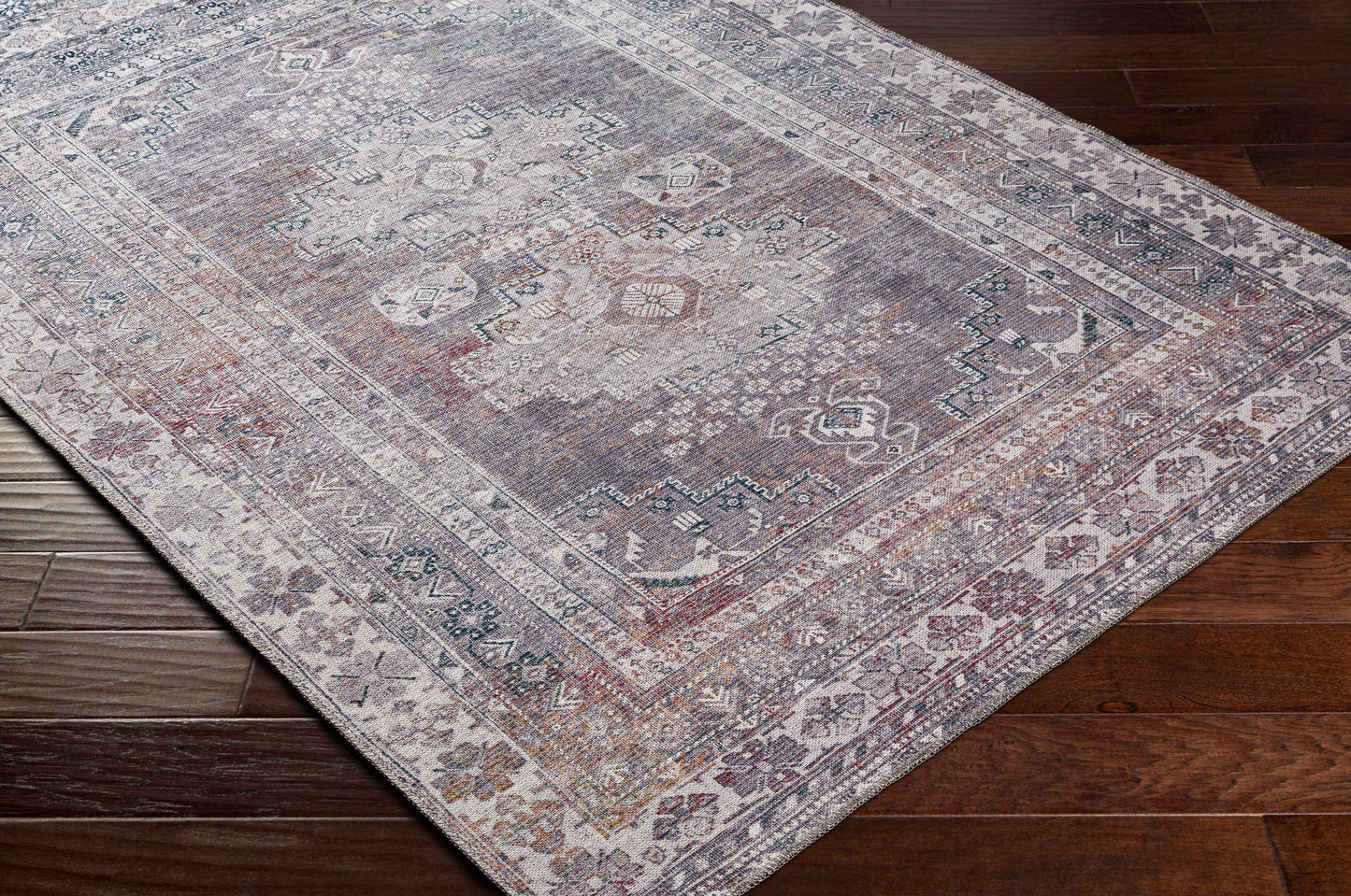 Baltinglass Gray Washable Area Rug - Limited Edition