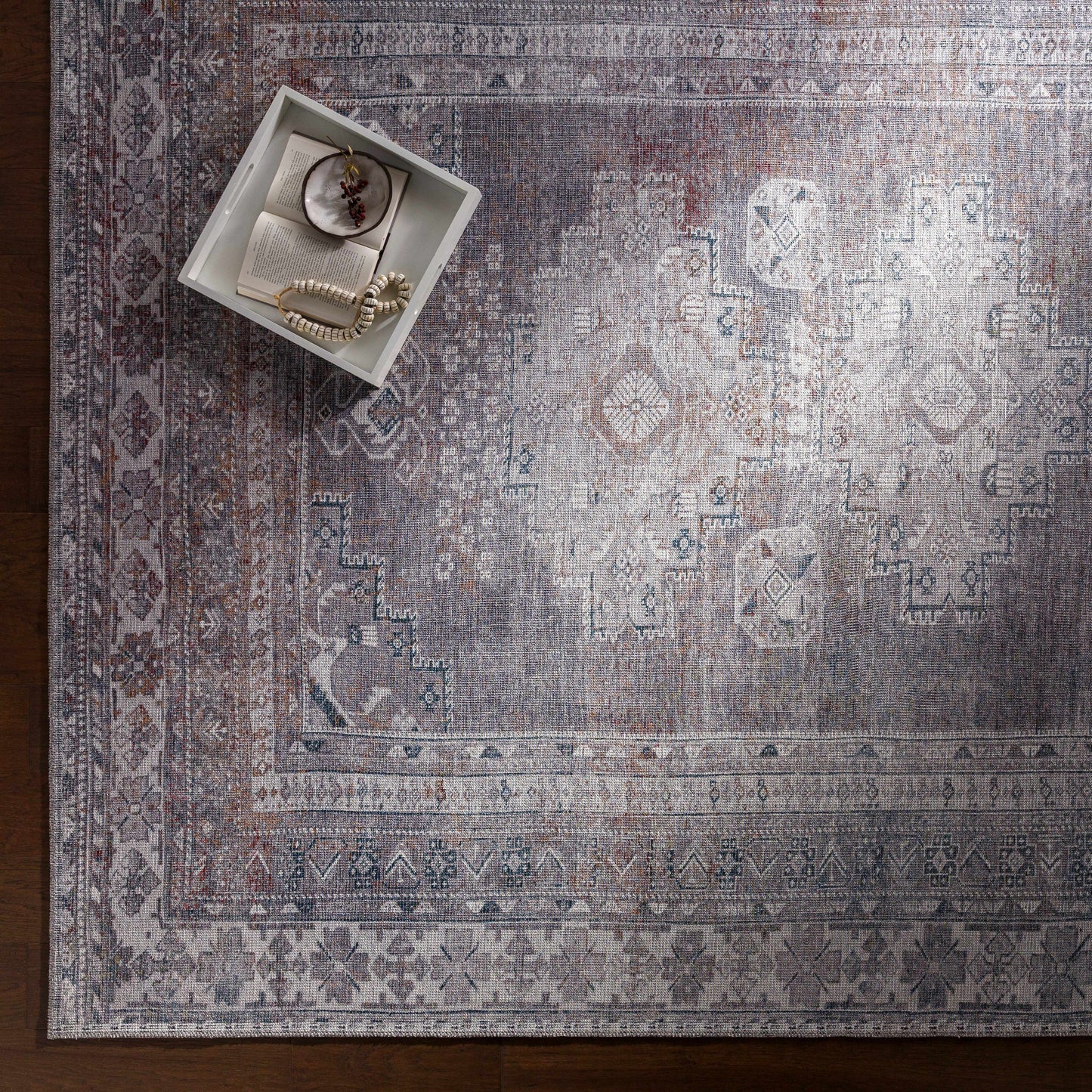 Baltinglass Gray Washable Area Rug - Limited Edition