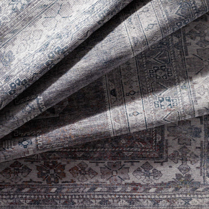 Baltinglass Gray Washable Area Rug - Limited Edition