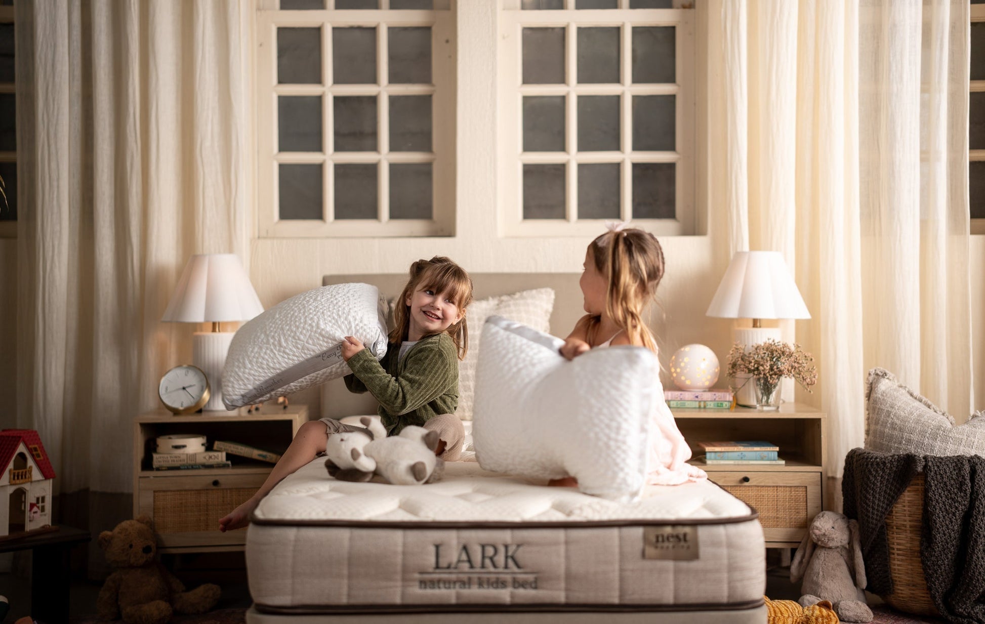Easy Breather Jr. Pillow - Organic Sateen Junior Sized Pillow - Quahog Bay Bedding