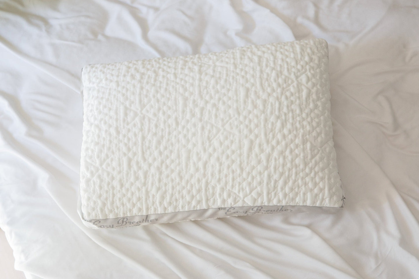 Easy Breather Jr. Pillow - Organic Sateen Junior Sized Pillow - Quahog Bay Bedding