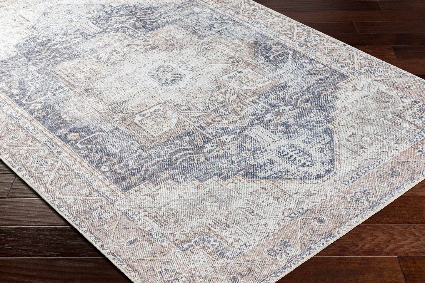 Beige Rosman Washable Rug - Limited Edition