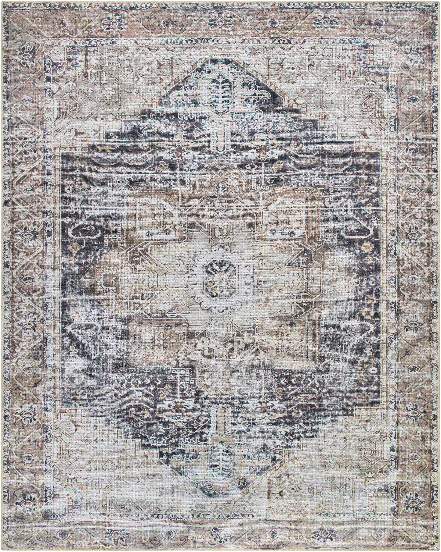 Beige Rosman Washable Rug - Limited Edition