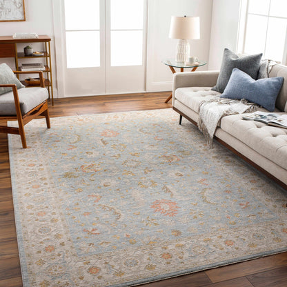 Edie Taupe Oushak Rug - Quahog Bay Bedding
