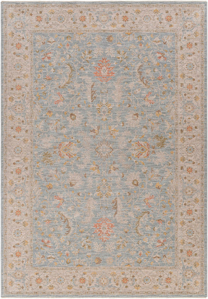 Edie Taupe Oushak Rug - Quahog Bay Bedding