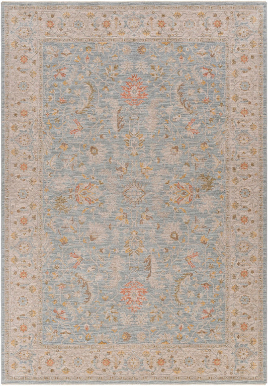 Edie Taupe Oushak Rug - Quahog Bay Bedding