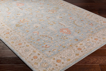 Edie Taupe Oushak Rug - Quahog Bay Bedding