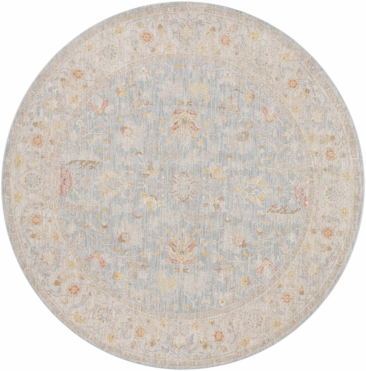 Edie Taupe Oushak Rug - Quahog Bay Bedding