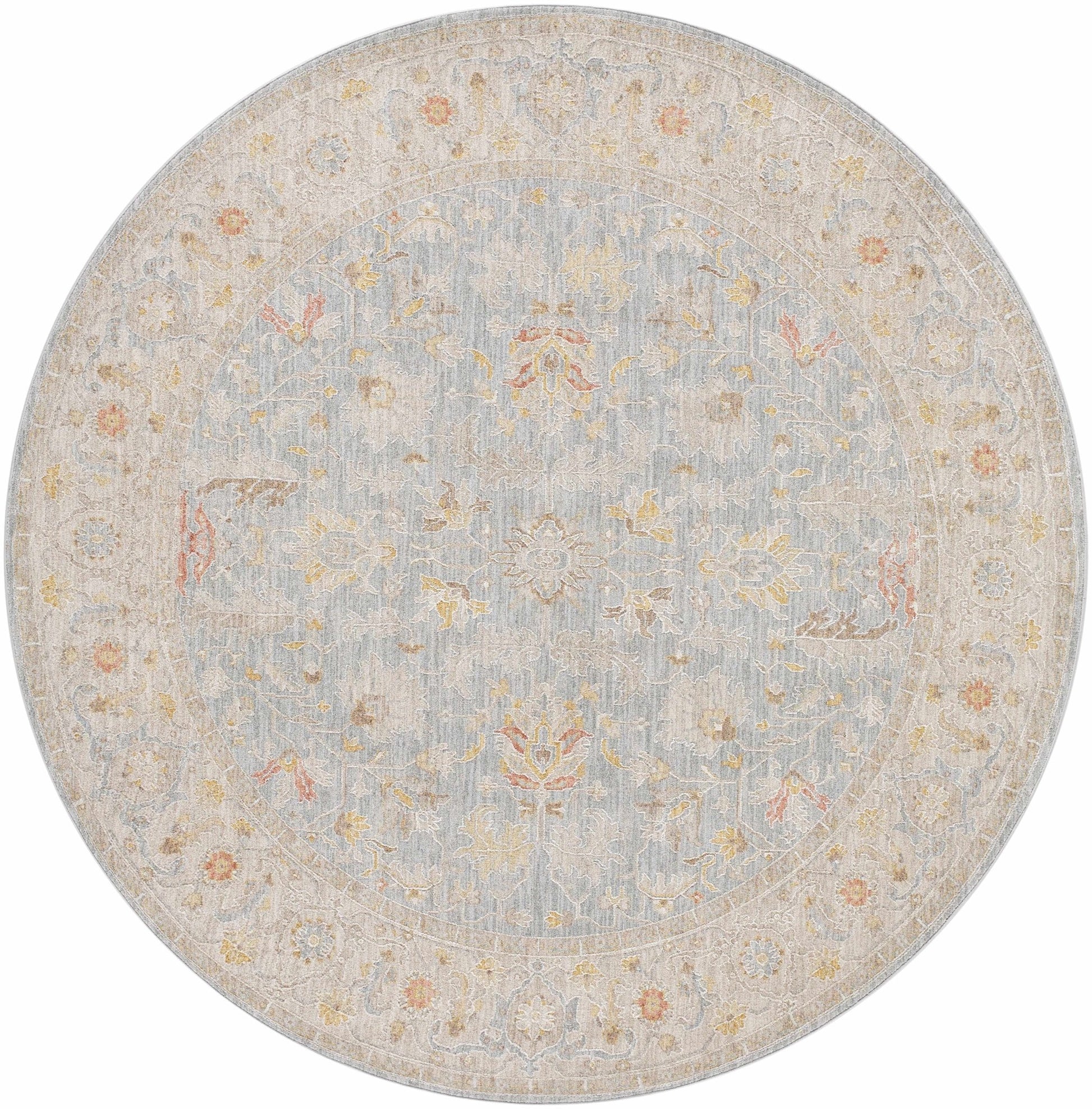 Edie Taupe Oushak Rug - Quahog Bay Bedding