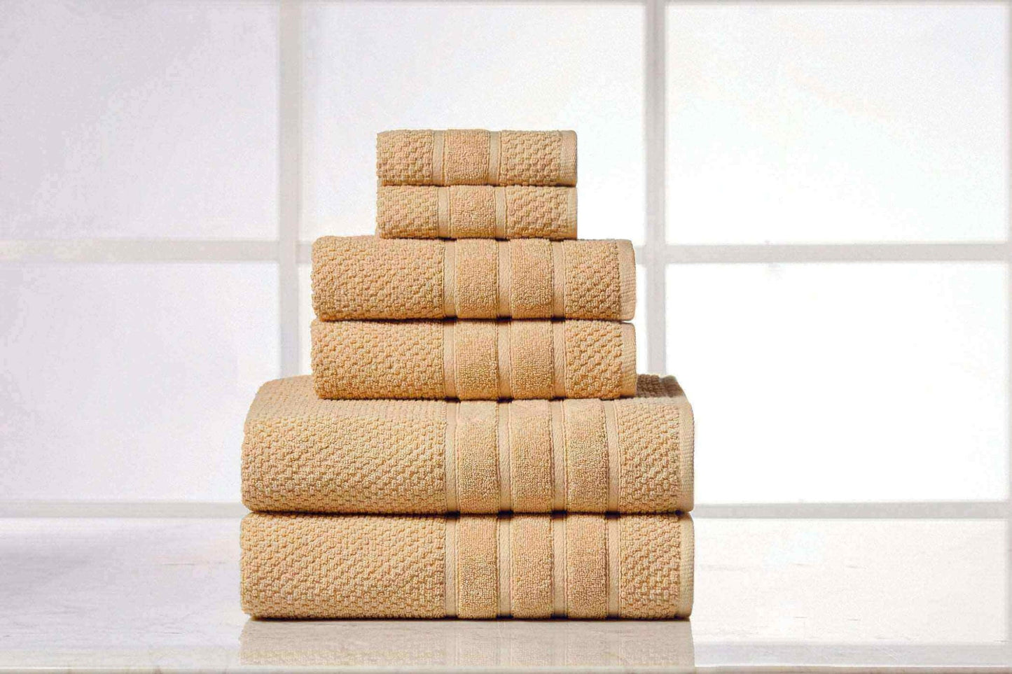 Egyptian Cotton Bath Towel Set 6PC - Quahog Bay Bedding