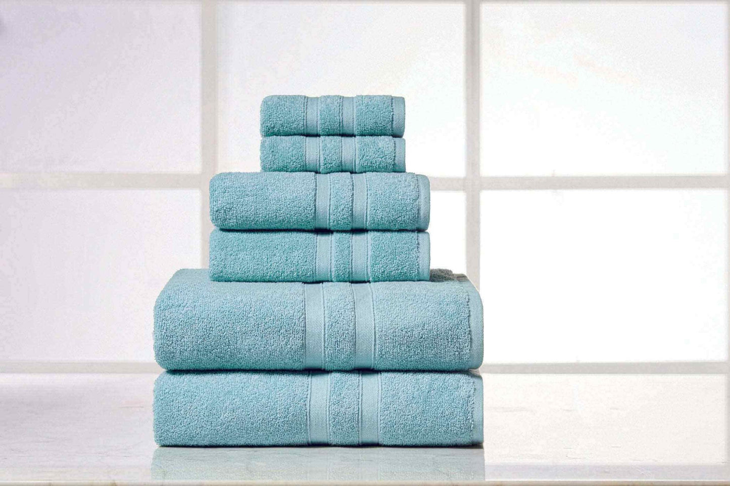 Egyptian Cotton Bath Towel Set 6PC - Quahog Bay Bedding