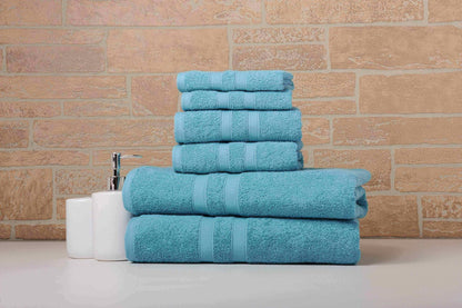 Egyptian Cotton Bath Towel Set 6PC - Quahog Bay Bedding