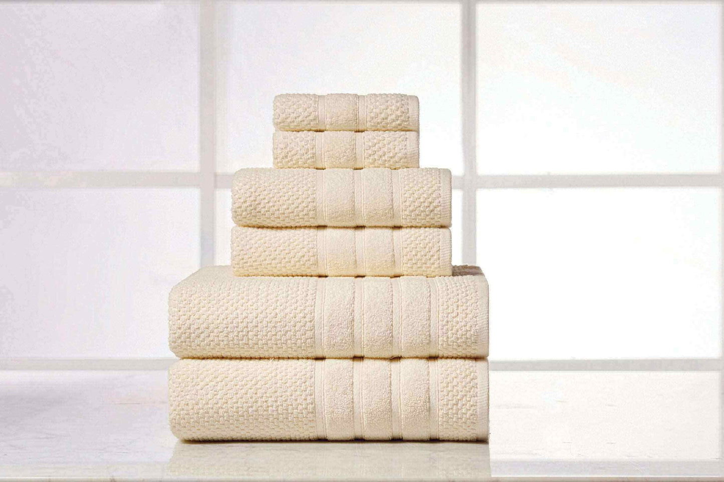Egyptian Cotton Bath Towel Set 6PC - Quahog Bay Bedding