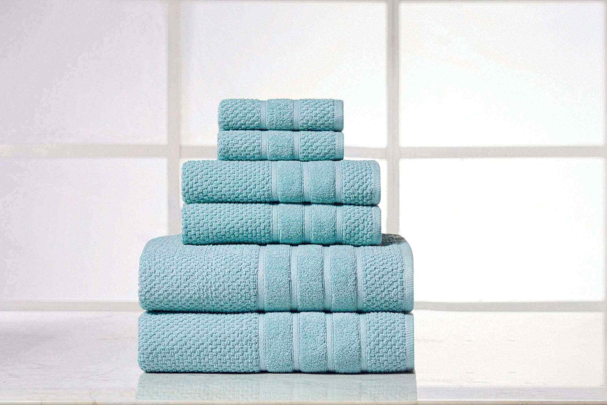 Egyptian Cotton Bath Towel Set 6PC - Quahog Bay Bedding