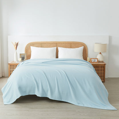 Egyptian Cotton Diamond Blanket - Quahog Bay Bedding