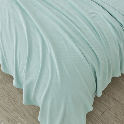 Egyptian Cotton Diamond Blanket - Quahog Bay Bedding