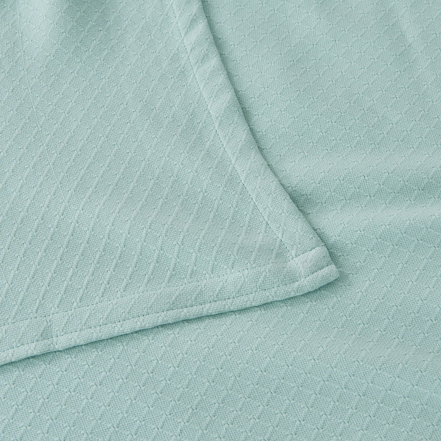 Egyptian Cotton Diamond Blanket - Quahog Bay Bedding