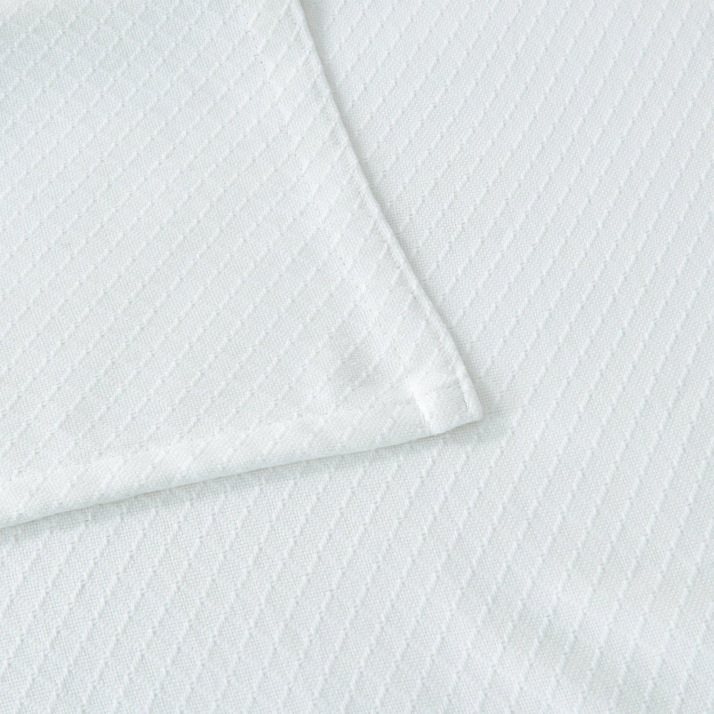 Egyptian Cotton Diamond Blanket - Quahog Bay Bedding