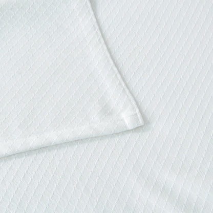 Egyptian Cotton Diamond Blanket - Quahog Bay Bedding
