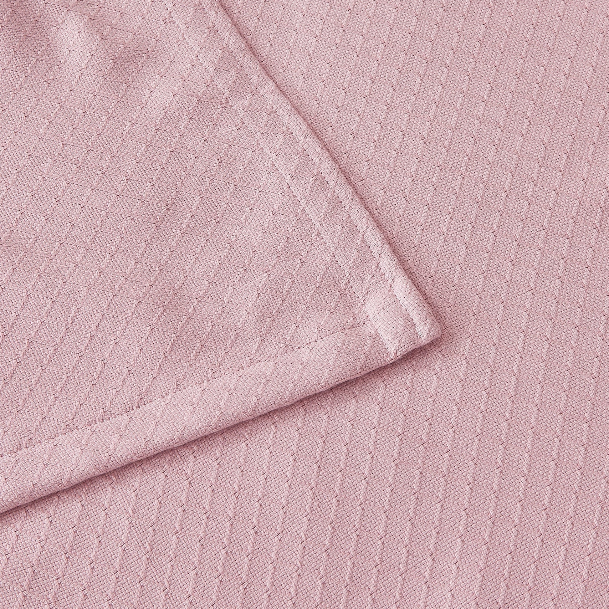 Egyptian Cotton Diamond Blanket - Quahog Bay Bedding