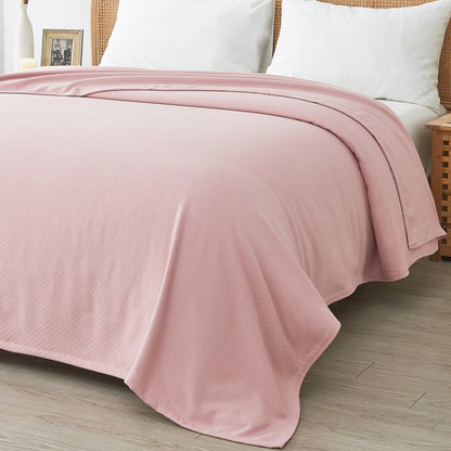 Egyptian Cotton Diamond Blanket - Quahog Bay Bedding