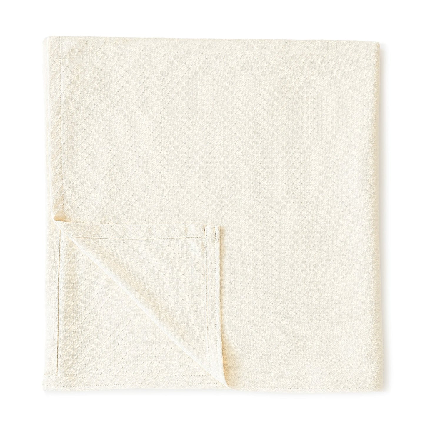 Egyptian Cotton Diamond Blanket - Quahog Bay Bedding
