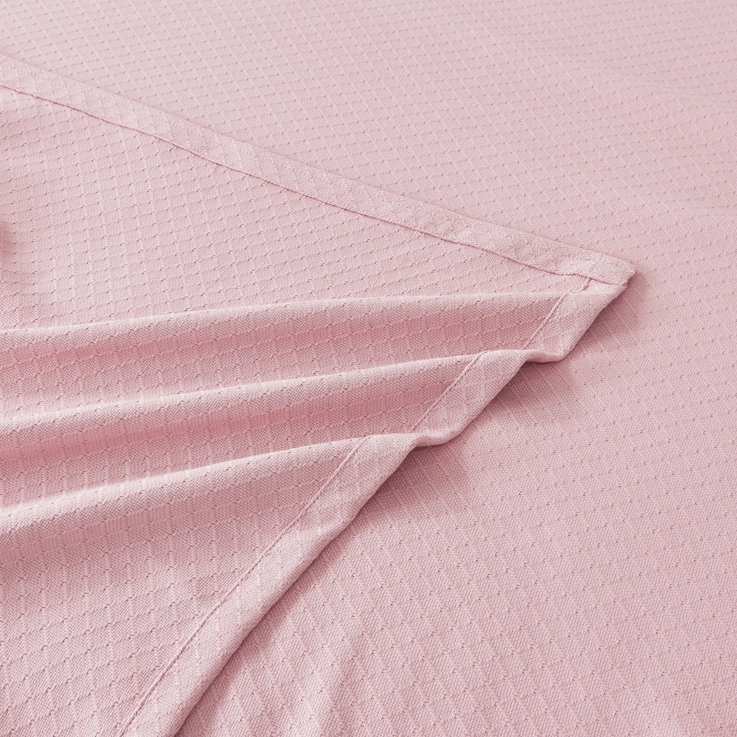 Egyptian Cotton Diamond Blanket - Quahog Bay Bedding