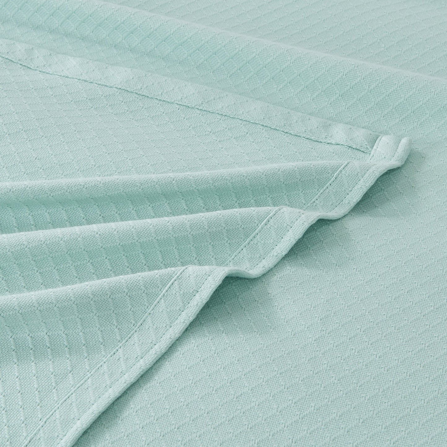 Egyptian Cotton Diamond Blanket - Quahog Bay Bedding